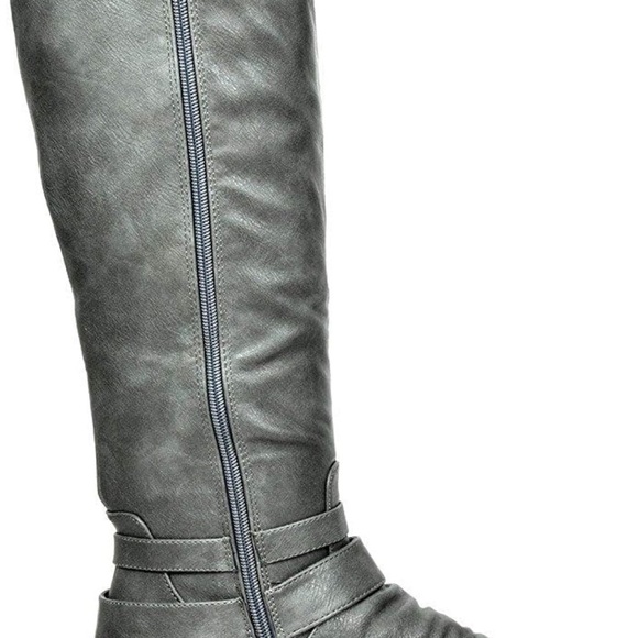 Women's Knee High Riding Boots Wide Calf - Picture 3 of 6